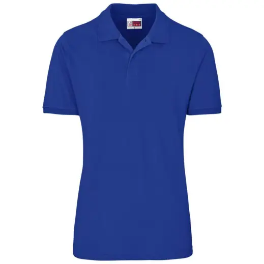 Mens Houston Stretch Golf Shirt Royal Front